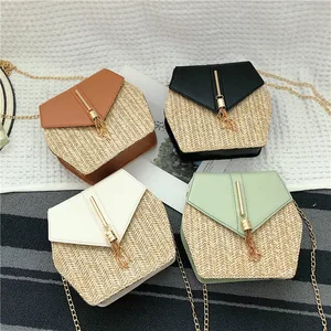 Manufactory Direct Girls Fashion Handbags Designer Straw Bags 2022 Shoulder Handbags for Women