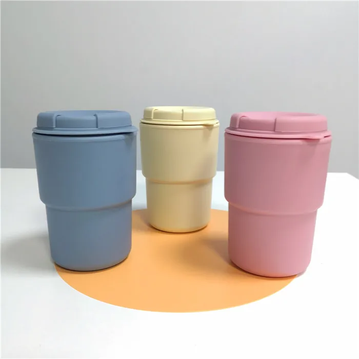 9oz 280ml Custom Logo Reusable Travel Mugs Bio Degradable Eco Friendly