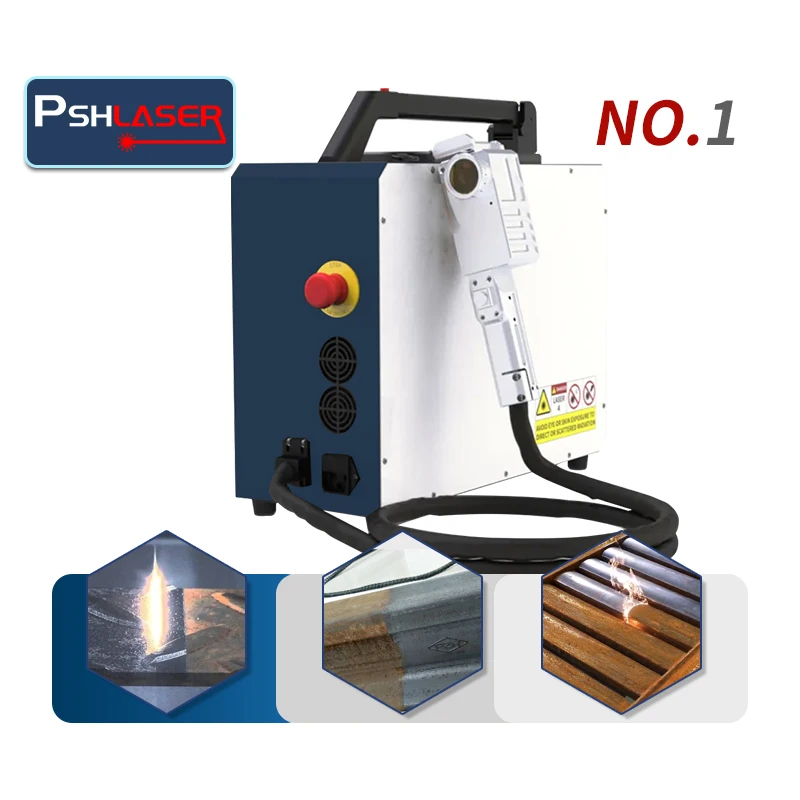 Portable Stainless Steel Rust Removal Machine New Condition Fiber Laser Clean Rust Cleaning Machine
