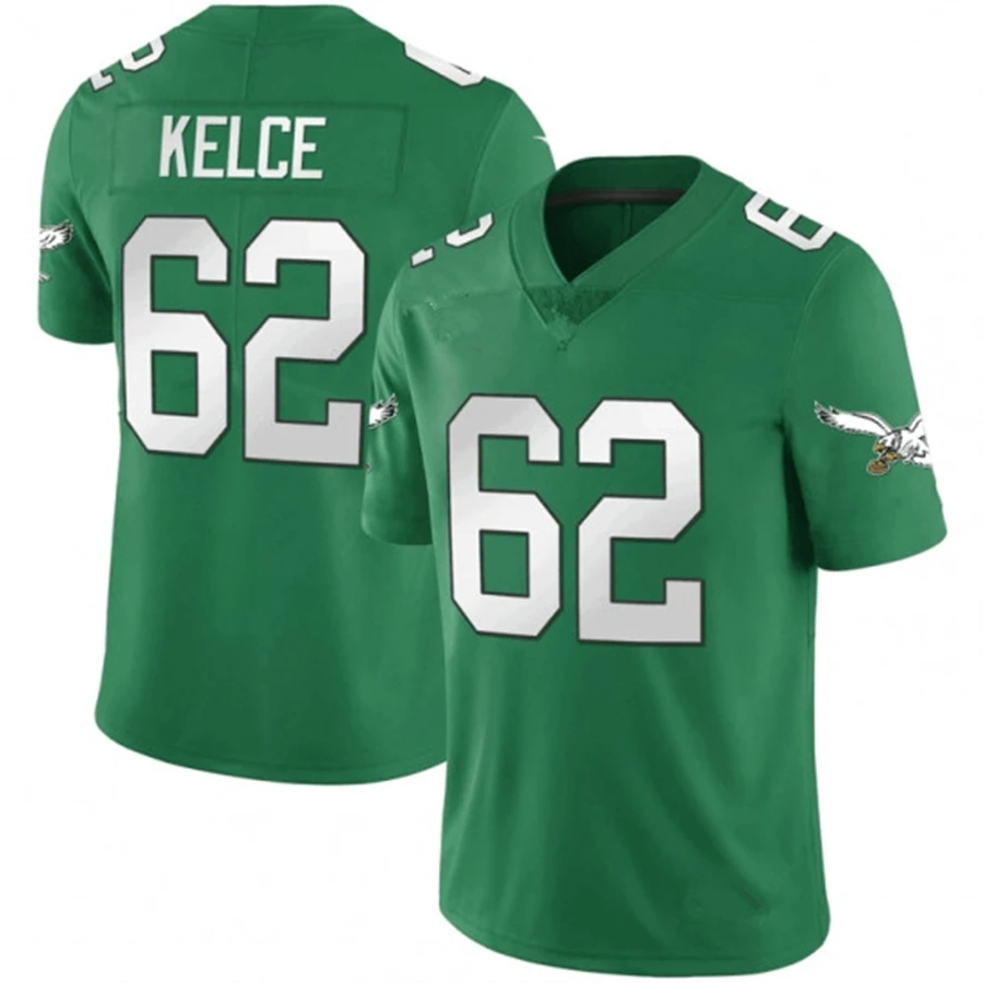 Philadelphia Retro Jerseys 1 Jalen Hurts 62 Kelce 11 Brown 6 Smith 12