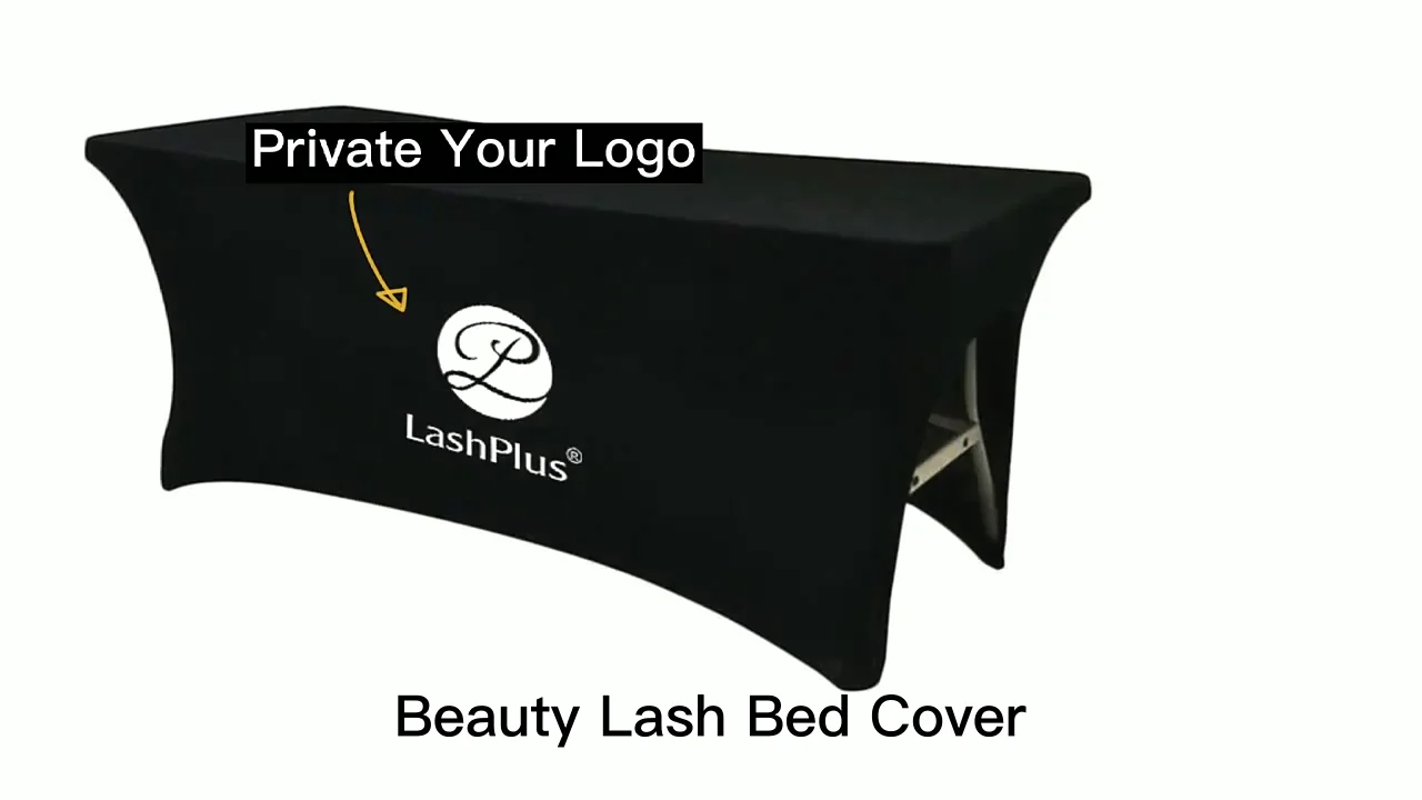 Lashplus Wholesale Oem Your Logo Massage Bed Sheet Easy Clean Beauty