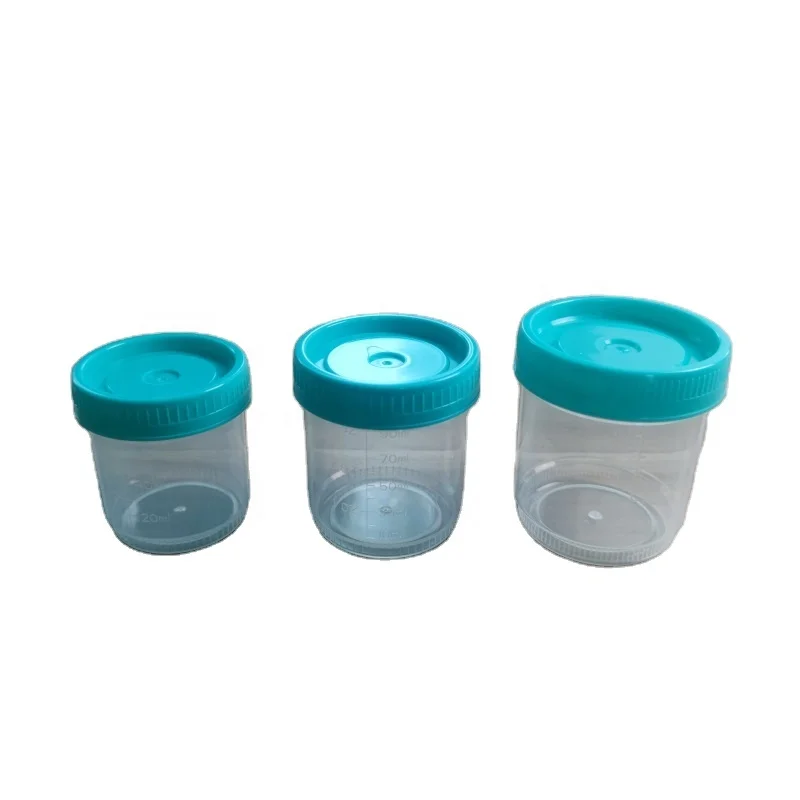 sterile test pots 60/90/120ml specimen bottles hospital collection collector container urine sample cup