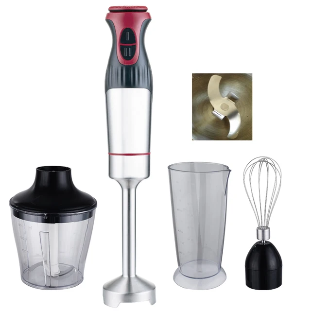 1200W Powerful 4 in 1 Multi-purpose Immersion Hand Blender Mixer Turbo Juicer Portable Blender