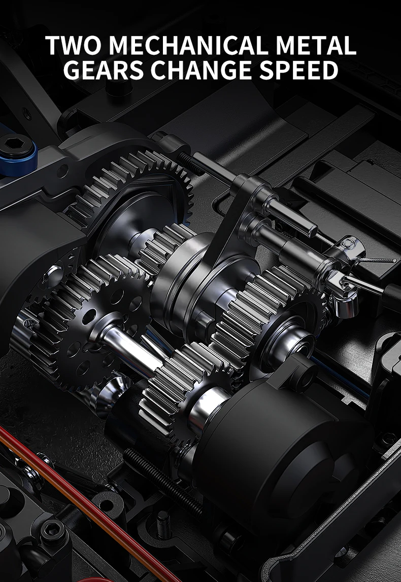 MJX H8H+ RC Car 1/8 4WD 3970 Brushless 8CH Remote Control Toys Climbing Off-Road Truck Aluminum Alloy Parts 80A ESC 35KG Servo