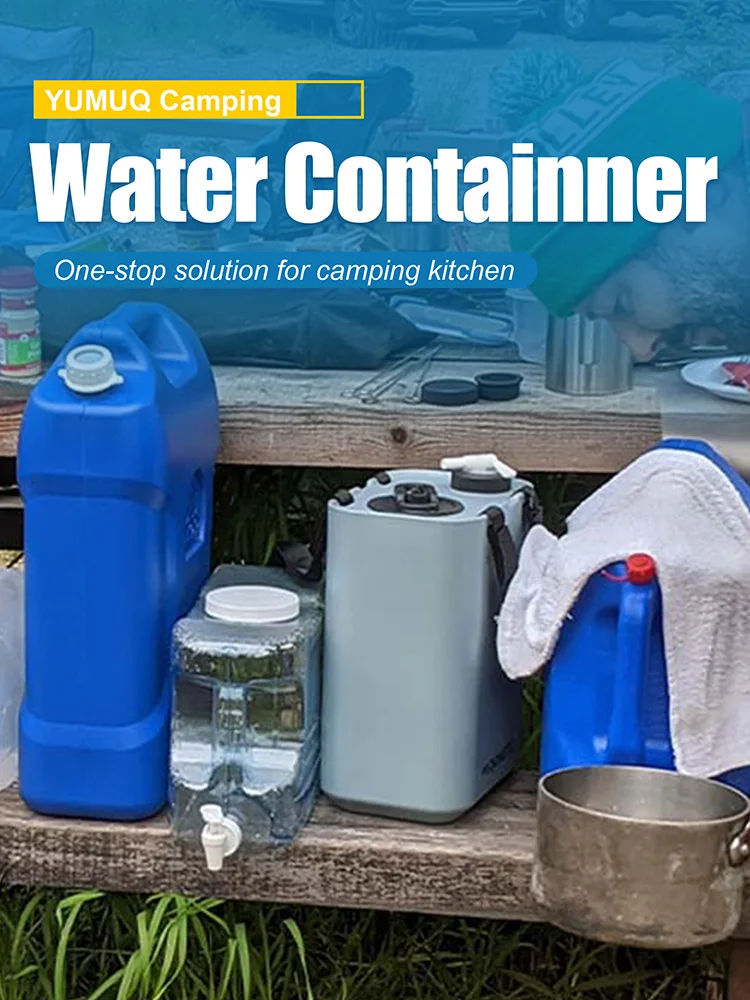 Yumuq Outdoor Plastic Foldable Collapsible Water Container Storage Jug