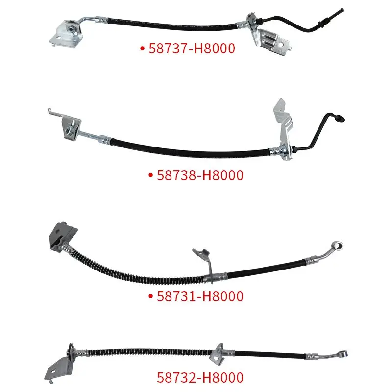 High Performance Brake Hoses for Kia Rio - OEM Quality