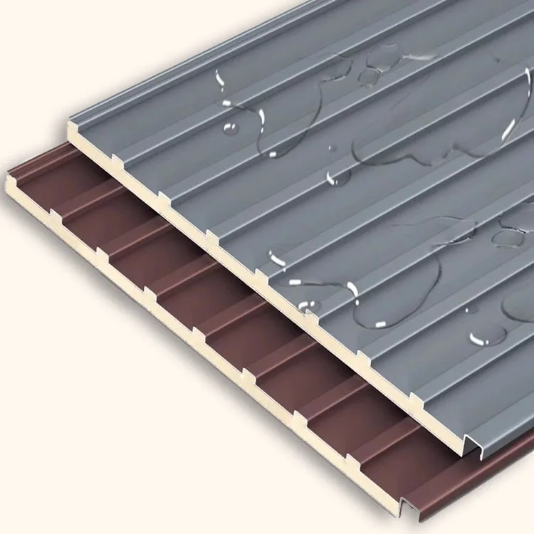 GUANGQIA vodoodporna, protipožarna PU pena sendvična plošča Poliuretanska sendvična plošča Aluminijaste strešne plošče