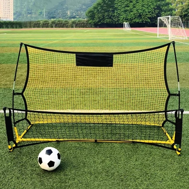 Red Entrenamiento Fútbol Niños Red De Rebote De Fútbol Para Niños - 65x65 Cm, Doble Cara, Plegable, Ideal Para Entrenamiento En Jardín Portería De Futbol Para Niños