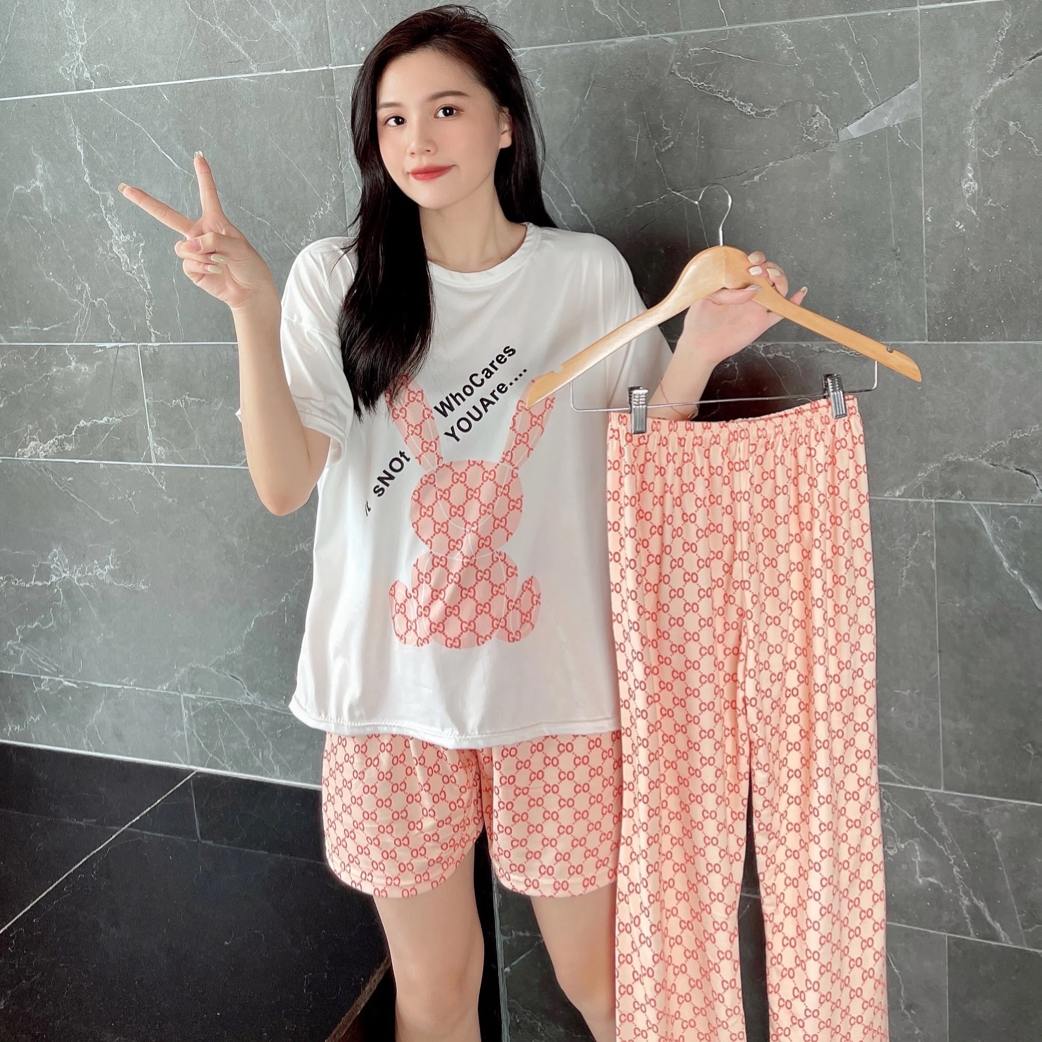Korean Sleepwear Short Sleeve Pants Daster Wanita Grosir Piyama China  Pijamas Verano Mujer Pyjama Wholesalers 3 Piece Pajama Set - Buy Petite  Pajama Sets Product on 