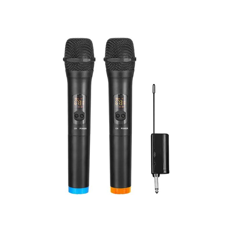 High Quality Uhf Wireless Microphone Outdoor Home Singing Sound Card