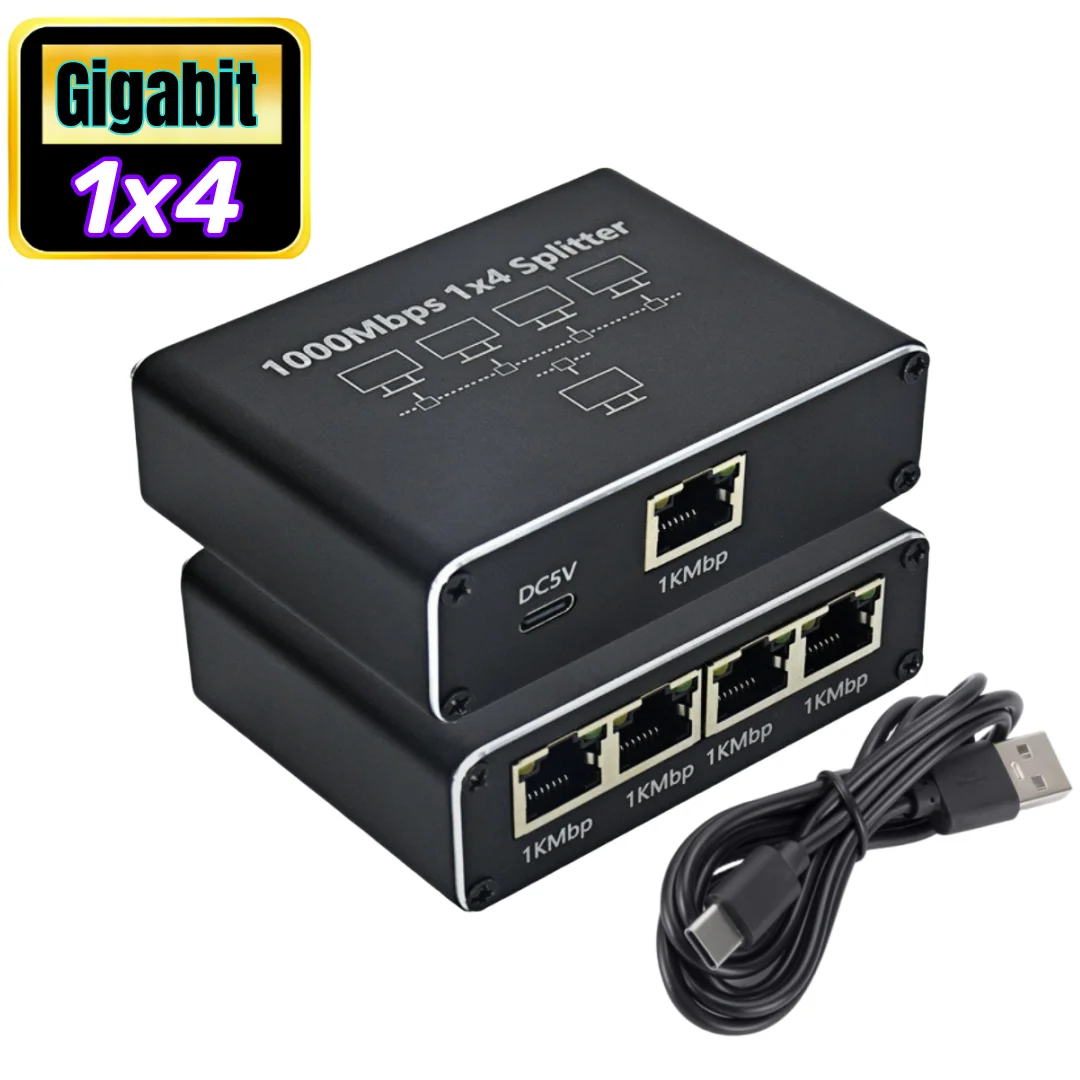 Amazon.com: Ethernet Splitter 1 to 3 1000Mbps Internet