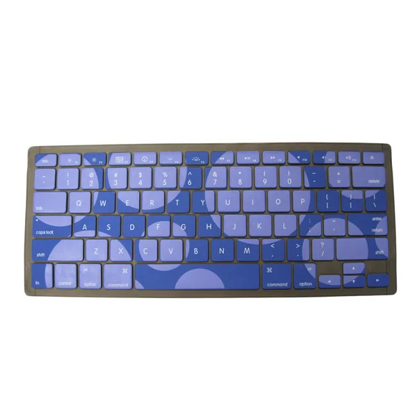 
Чехол для клавиатуры ноутбука Водонепроницаемая прозрачная цветная силиконовая защитная пленка для клавиатуры ноутбука 