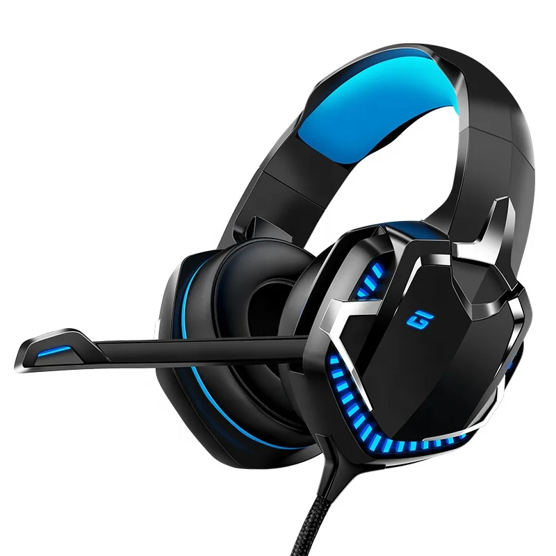 New design E-sports games Wire control Music Headset 7.1 Single USB Headset for computer game