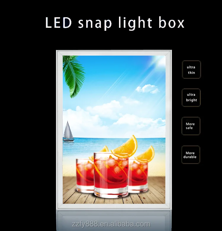 China Decorative Light Boxes Led Light Box Customized Modular Led Snap