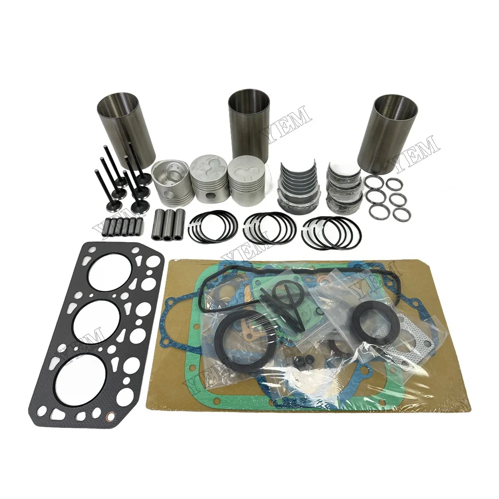 K3C Overhaul Kit Engine Replacement Parts for Mitsubishi K3C Engine for Iseki TU150 TU155 TU157 TU1600 Tractor
