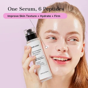 Niacinamide 6 Peptide Serum Hyaluronic Acid Oil-Free Moisturizing Skin Tone Hydrating Anti-Pigmentation for Facial Body Aloe
