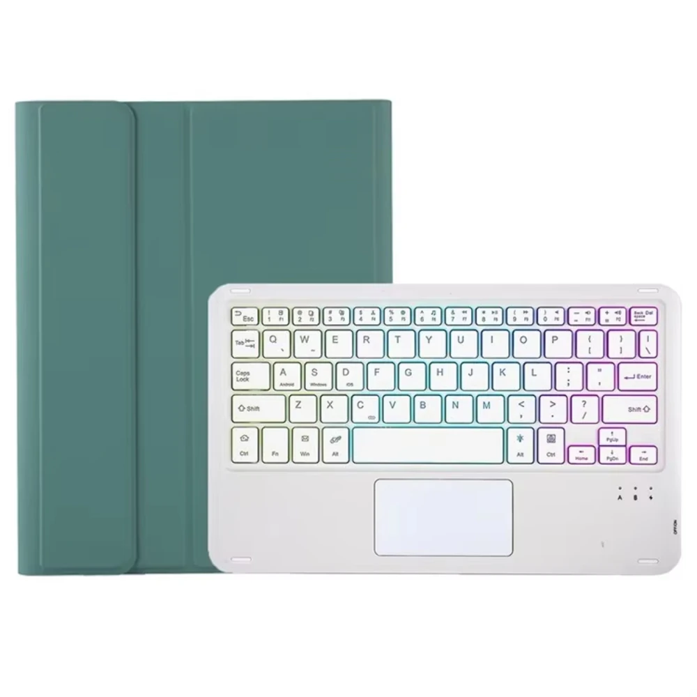 Laudtec Magic Keyboard Rgb Backlight Control Smart Wireless Simple Back Cover Ultra-Thin Для Samsung Tab S9 Fe 10,9 дюйма Pbk277 Умный беспроводной простой задней крышкой Ультратонкий для Samsung Tab S9 Fe 10,9 дюйма