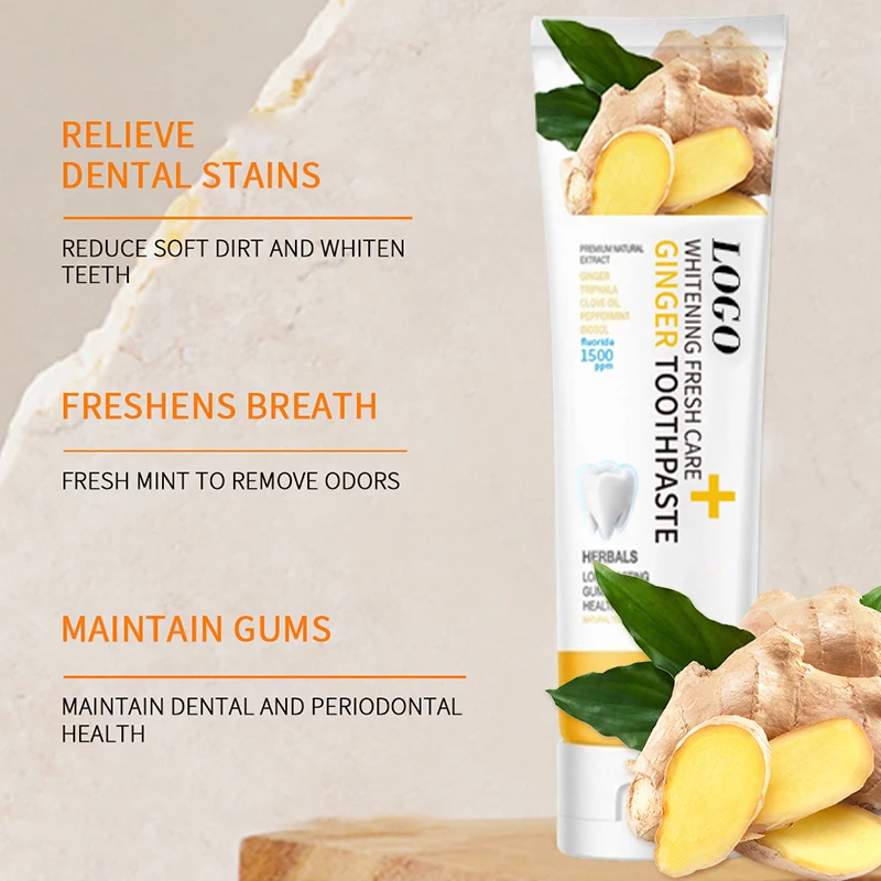 Whitening Teeth Improve Odor Mint Protect Teeth Toothpaste Manufacture China Thai Ginger Healthy Toothpaste