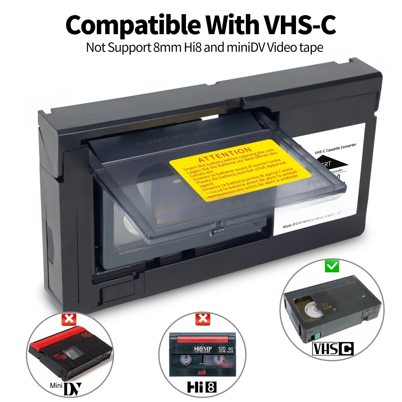 社長の話し方  ビデオ、カセットテープセット ビデオカセットテープ vhs-c アダプター レトロカセットテープ