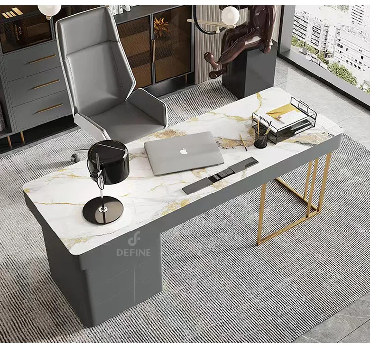 Modern Wooden Luxury Office Table Office Furniture Luxury Design White