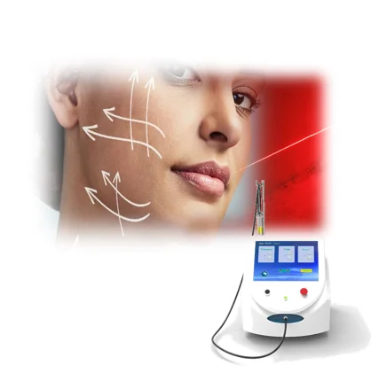980 1470nm Diode Laser Firming Face Endolaser Liposuction Machine Diode  Laser With 200/400um/ 600um Radial Optic Fiber Laser
