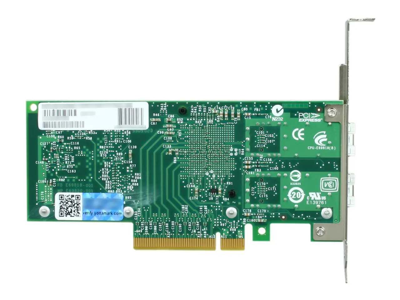 Intel X520-DA2 Ethernet Server Adapter (PCI Express 2.0 x8 Low