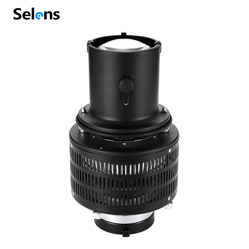 Conical Photography Studio Strobe Flash Light Adjustable Beam Light Spill Reduction Snoot With Color Filters Effect Card
