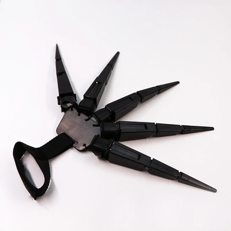 Griffes De Squelette Articulées Halloween - Extensions Doigts Diable Pour Cosplay Effrayant, Costume Sorcière Ou Zombie
