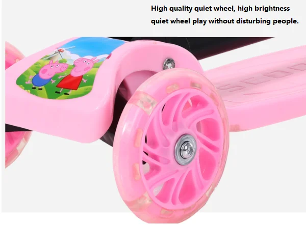 Hot Sale Scooter For Kids, Adjustable & Folding 3 Wheel Scooter, LED Light Up Wheels, For 2-8 Years Old, PACK OF 1, MULTICOLOR image
