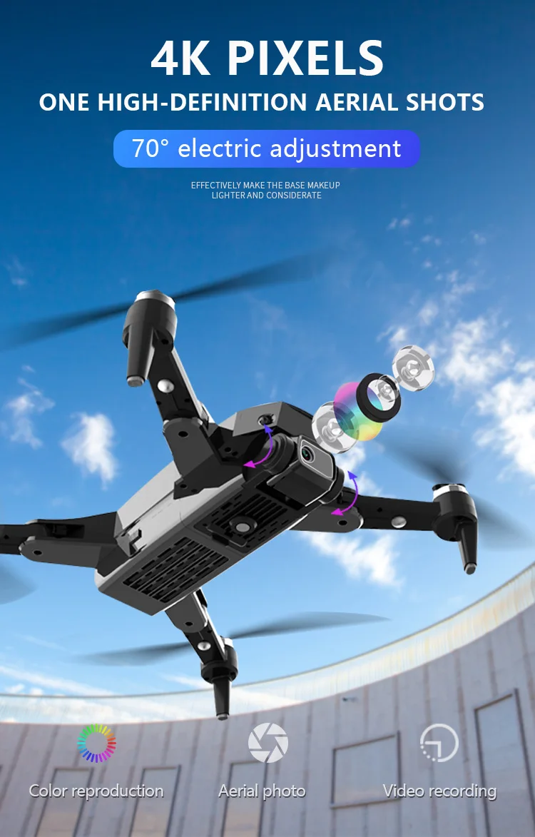 S109 5G Professional Brushless Electric Adjustment Wifi Drone 4K HD ...