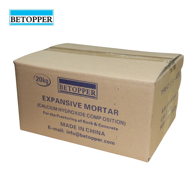 High Quality Stone Cracking Powder and Concrete Demolition Split Agent Expansive Mortar for Hard Rock