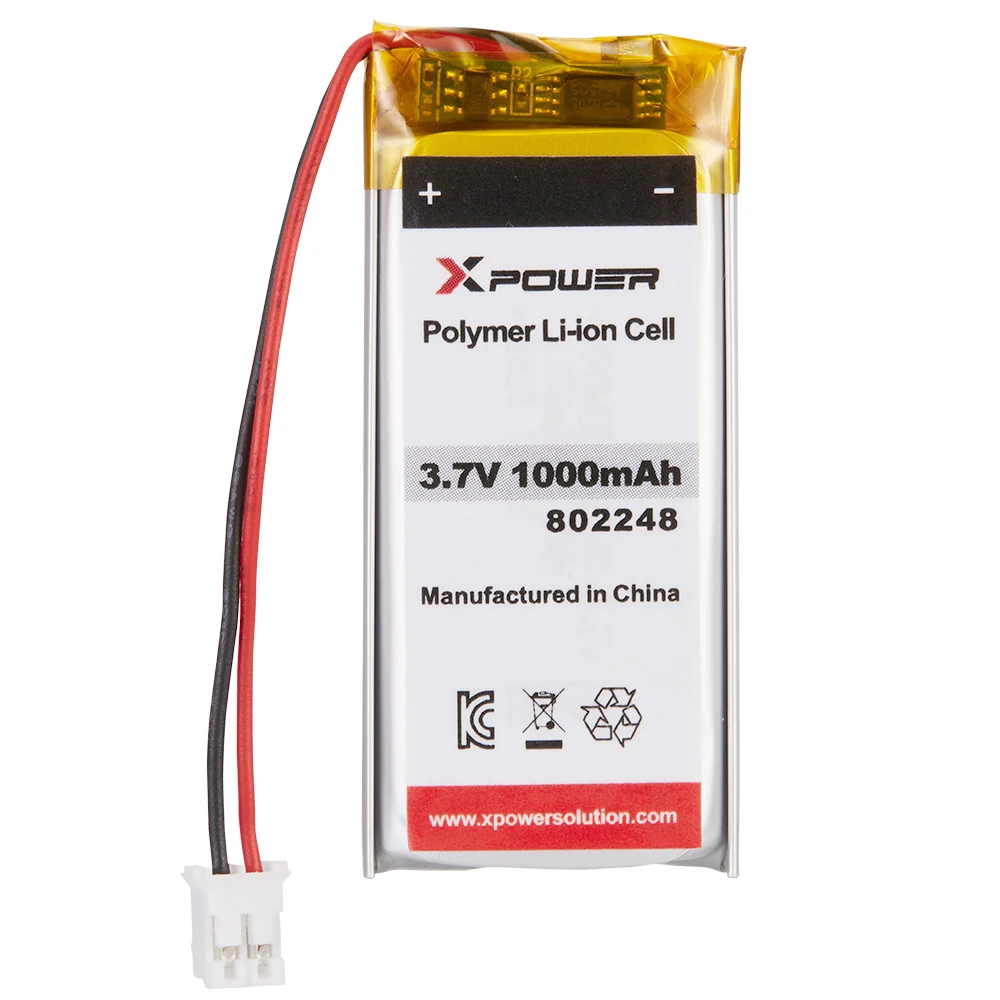 802248 3.7v 1000mah