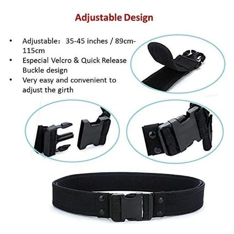 Multi-functional Outdoor Modular Equipment System Security Wear-resistant Tactical Duty Utility Versatile Work Hunting Belt