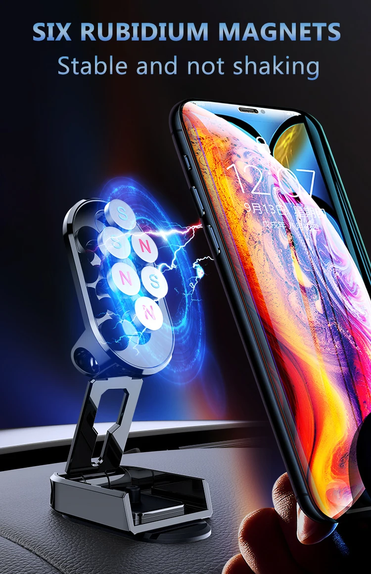 TekOne Supporto Magnetico Per Auto Con Incastro Su Presa D'aria ST-024 - Foto 7