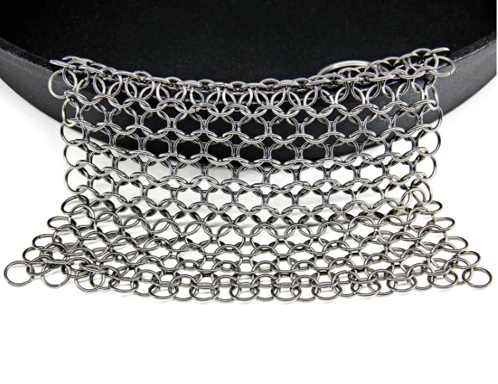 7X7 Inch 316 304 Stainless Steel Metal Sponge Scrubber/	 Scrubber Pads