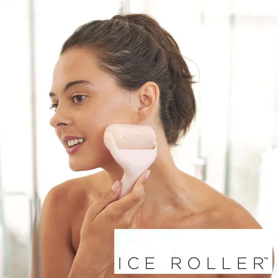 therapy cooling womens gifts face roller massager puffiness migraine pain relief eye roller massage ice roller for face