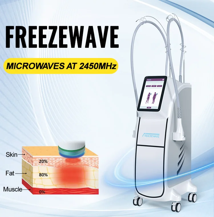 2025 Freeze Wave 2.45GHZ Micro Wave Slimming Machine Esthetician Supplies
