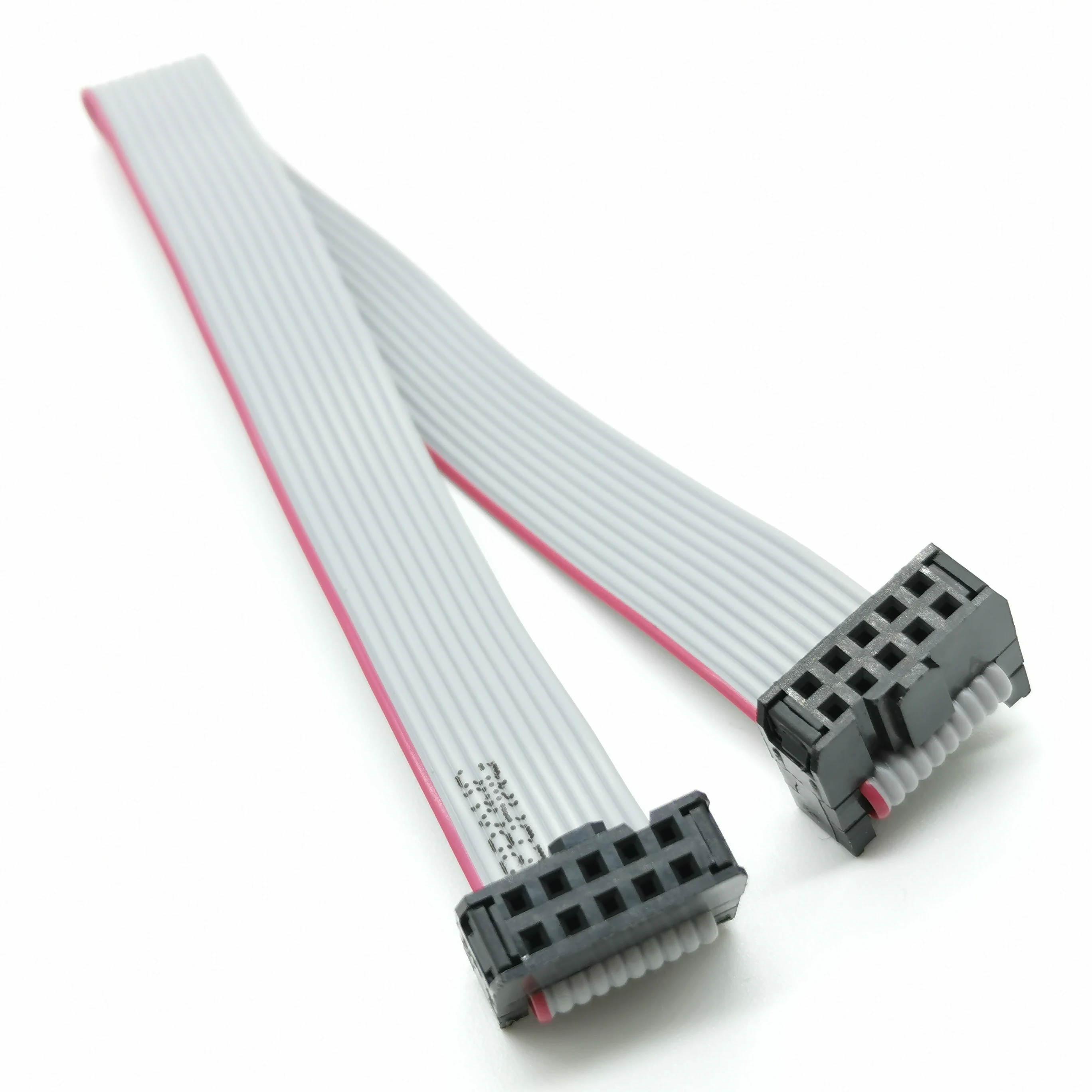 10Pcs 10Pin Cable de datos de cinta plana de IDC 50 cm 2.54 mm pitch AVR ISP JTAG Alambre 