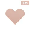 สีชมพูรูปหัวใจ