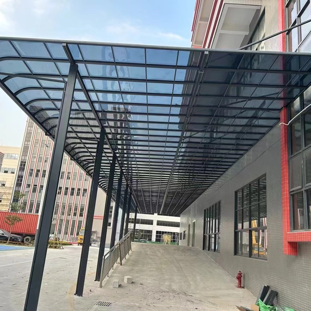 Waterproof Outdoor Polycarbonate Sheet Polycarbonate Plate Balcony Patio Transparent Roof