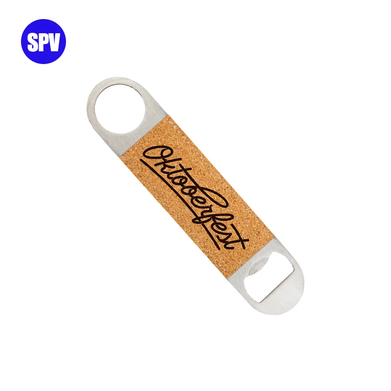 Laserable Leatherette Laser Engrave Blanks Long Shape Bottle Opener