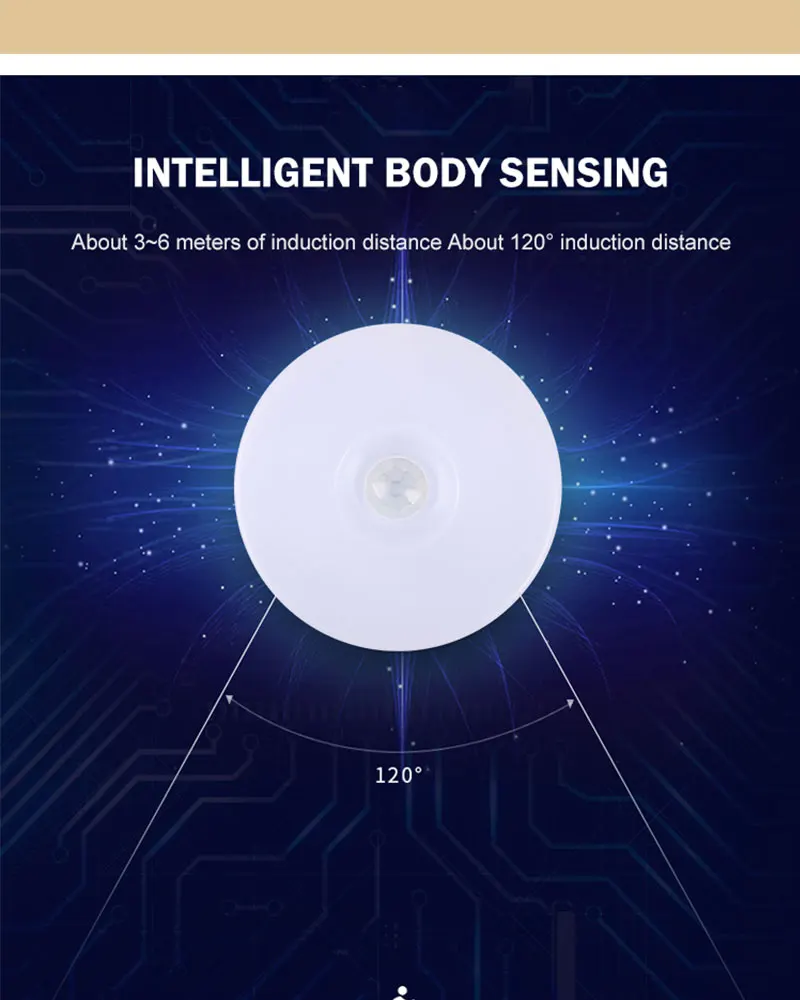 High quality 1W motion sensor light wireless led night lights ABS Housing led Cabinet Light With Battery