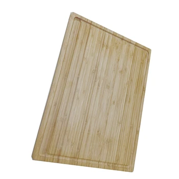 Big Size Kitchen Bamboo Cutting Board  Wooden Chopping Board Plate With Juice Grooves