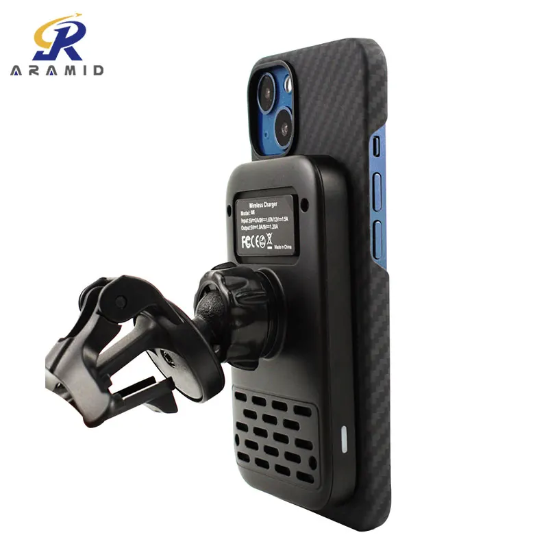 Магнитный чехол из арамидного волокна для iPhone 13 мобильного телефона