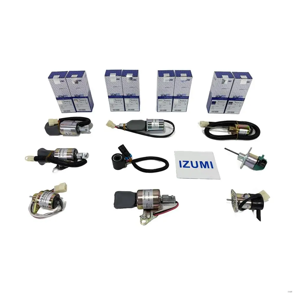 IZUMI RIK J774 Stop Solenoid Valve for Shibaura Fast Delivery Engine Parts