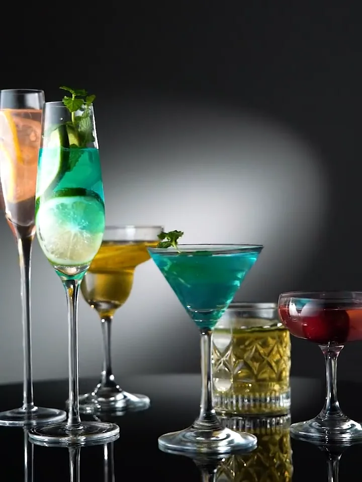 275ml 9.3oz Goblet Glass Cup Martini Clear Cocktail Glasses Buy