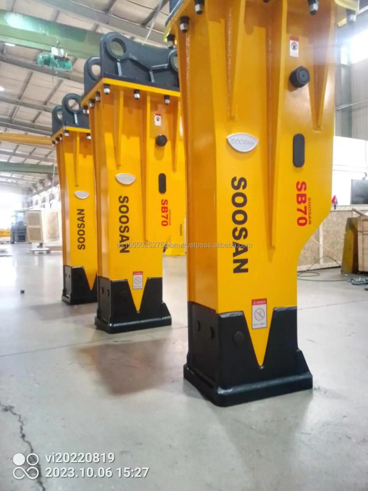 Soosan Hydraulic Breaker Sb 70 Box Type Breaker Suitable For Excavators ...