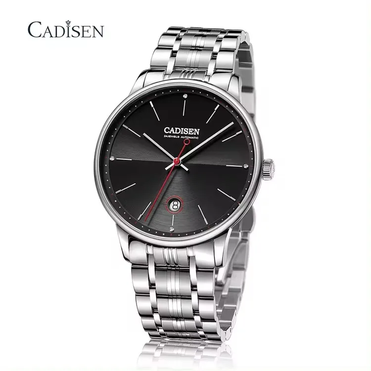 CADISEN 8166 Men Automatic Mechanical Watch Waterproof Simple Business Watch Relojes Para Hombre