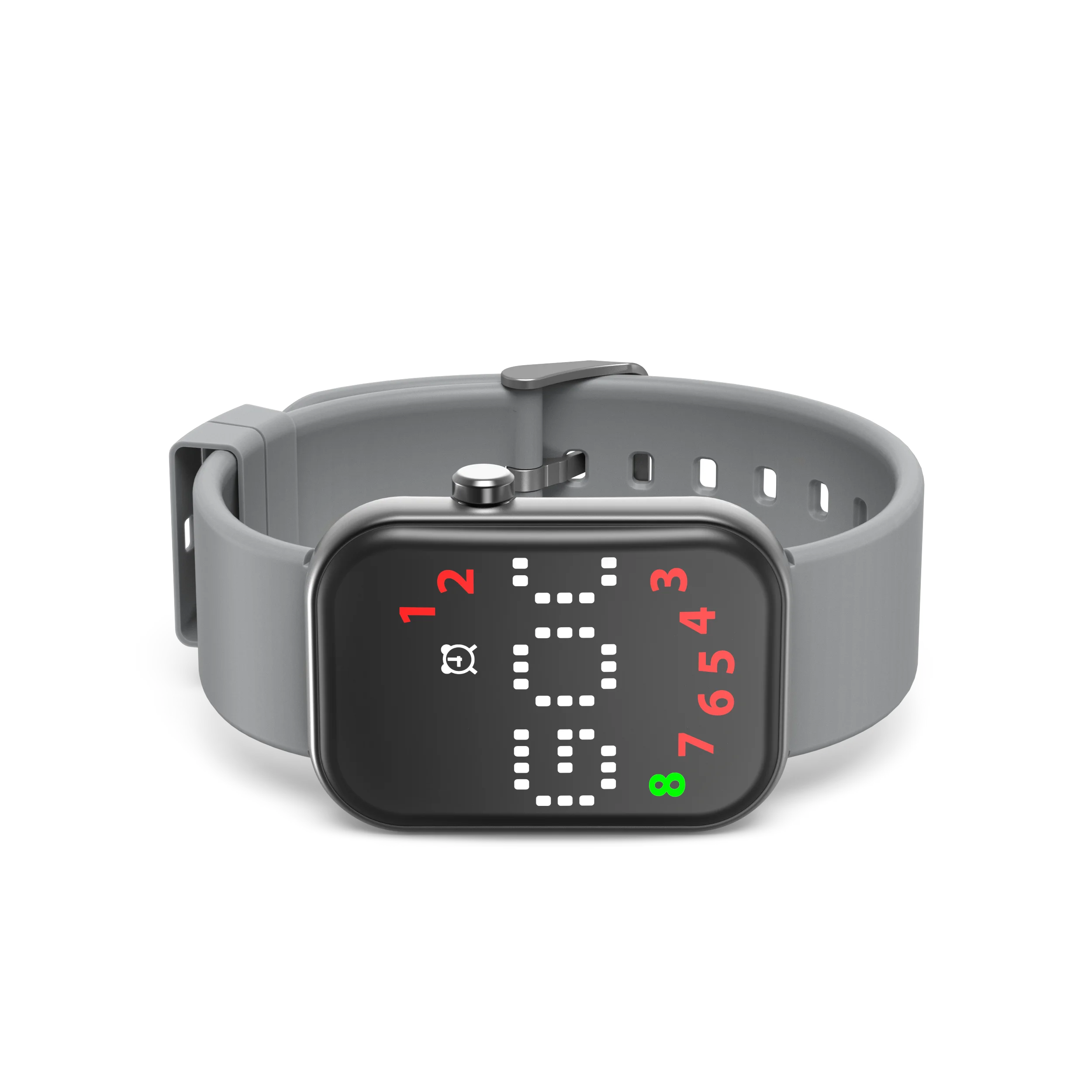 Digital Countdown Timer Wrist Watch with APP Medication Vibrating Alarm Reminder Smartwatch with Message Display