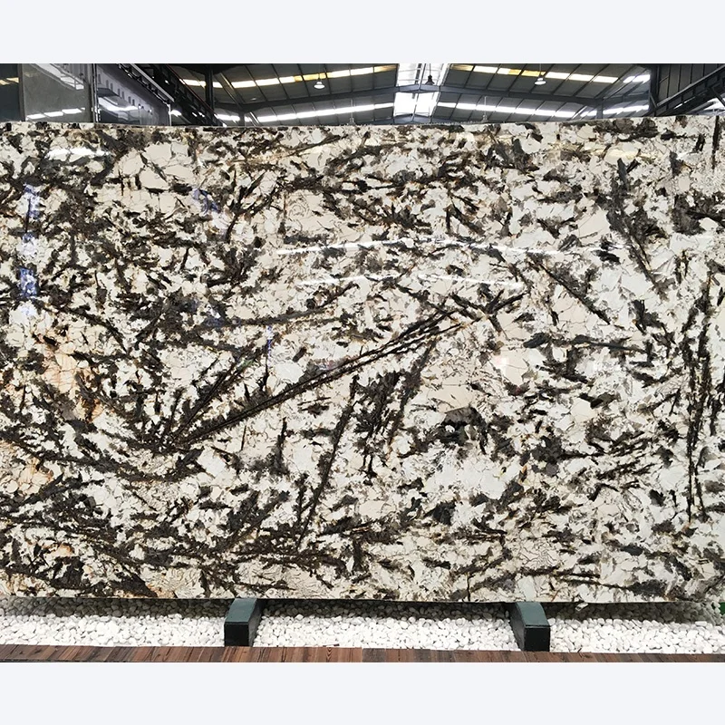 Luksusowy brazylijski granit złoty – płyty do blatów i barów